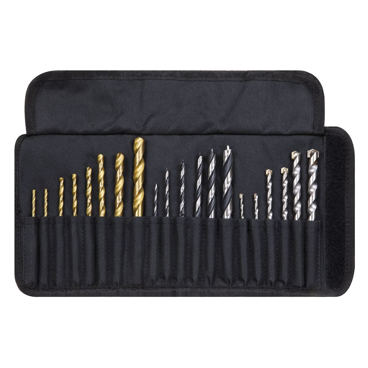 Sealey AK4720 1/4"Hex Shank Assorted Drill Bit Set 20pc