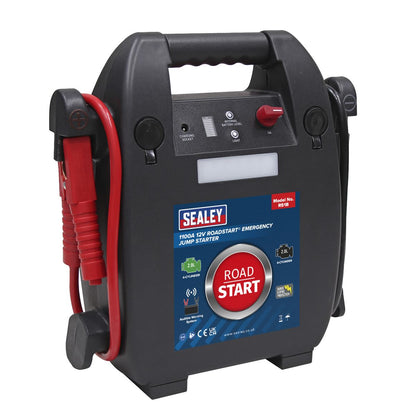 Sealey RS1B RoadStart® Emergency Jump Starter 12V 2L 4-Cylinder