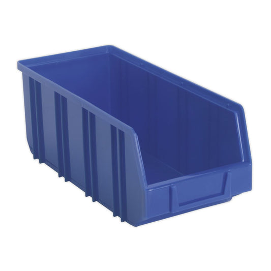 Sealey TPS3D Plastic Storage Bin Deep 145 x 335 x 125mm Blue Pack of 16