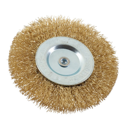 Draper 41428 Brassed Steel Crimped Wire Wheel Brush 100mm