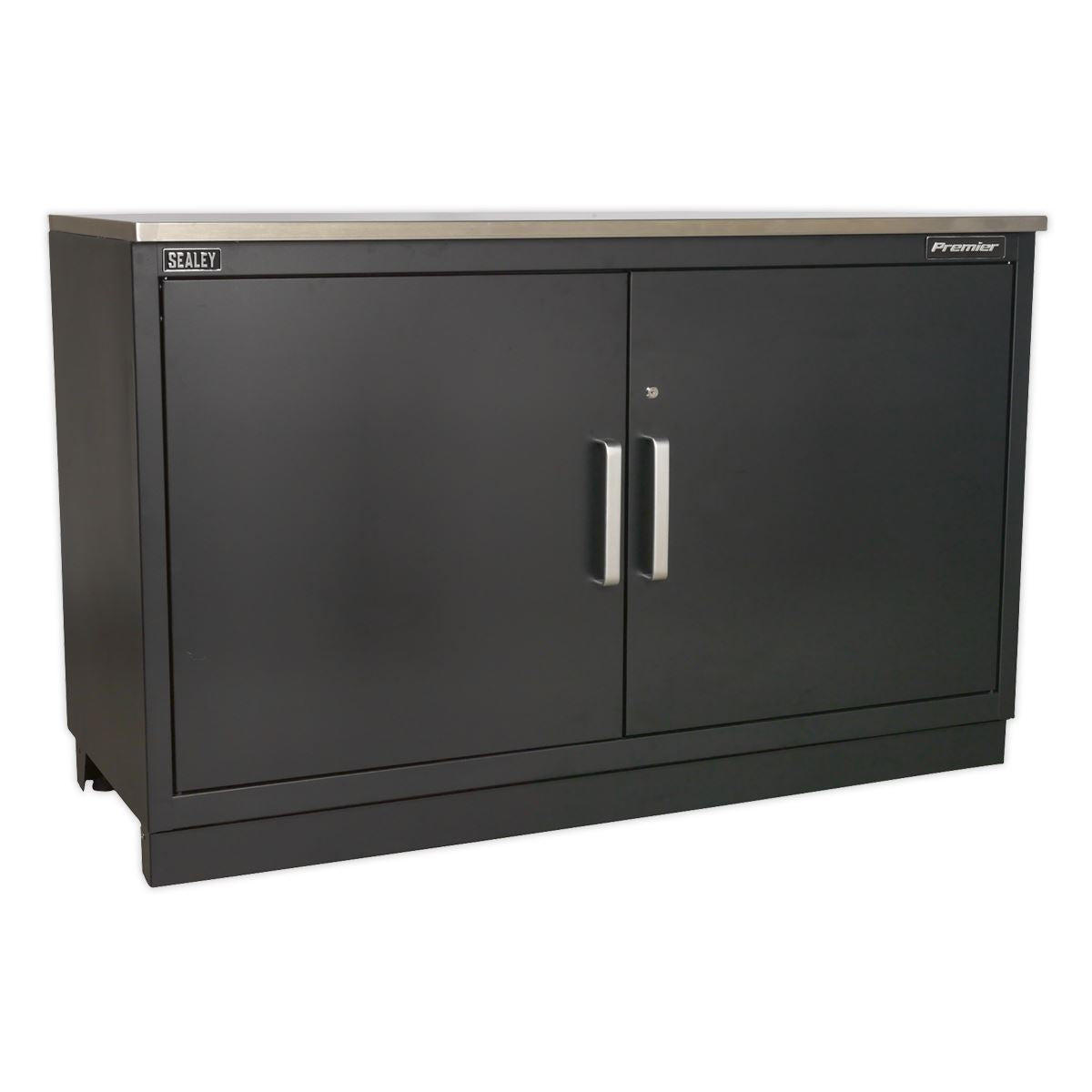 Sealey APMSSTEEL Premier 5.6m Storage System - Stainless Worktop