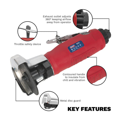 Sealey GSA25 Air Cut-Off Tool Ø75mm