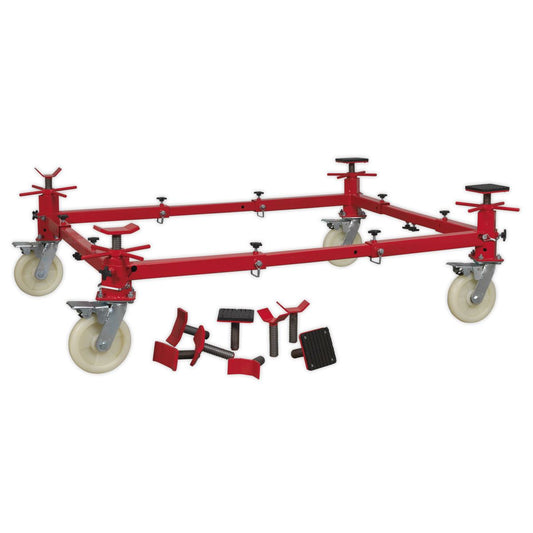 Sealey VMD002 Vehicle Moving Dolly 4-Post 900kg