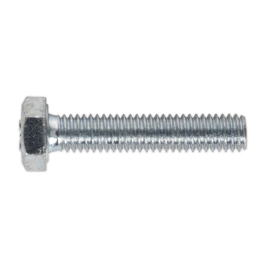 Sealey SS630 HT Setscrew M6 x 30mm 8.8 Zinc Pack of 50