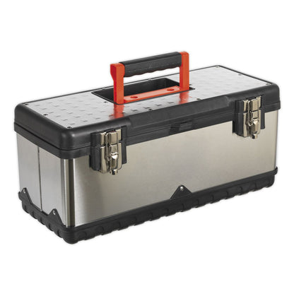 Sealey AP505S Stainless Steel Toolbox 505mm with Tote Tray