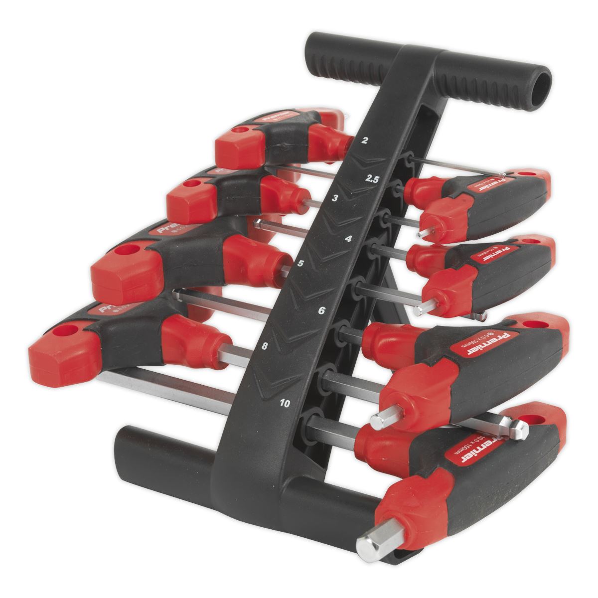 Sealey AK7144 Ball-End Hex Key Set 8pc T-Handle Metric