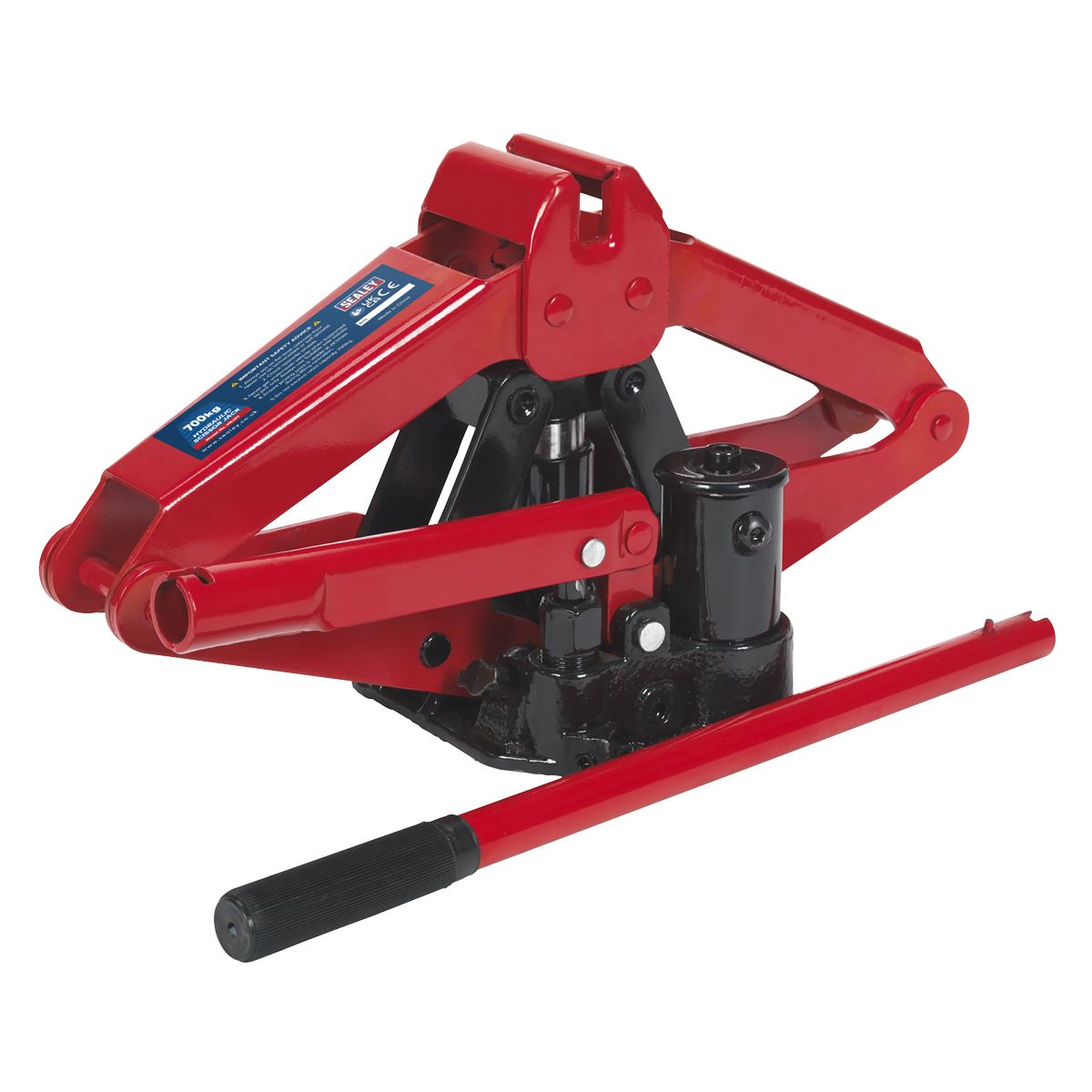 Sealey HSJ07 Hydraulic Scissor Jack 700kg