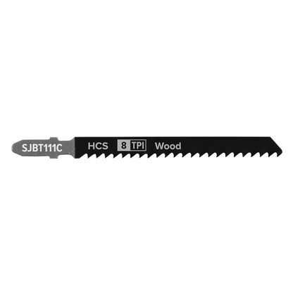 Sealey SJBT111C Jigsaw Blade General Wood 100mm 8tpi - Pack of 5