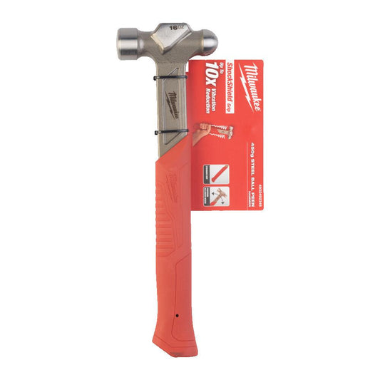 Milwaukee Steel 450g 16oz Ball Peen Hammer 4932492346