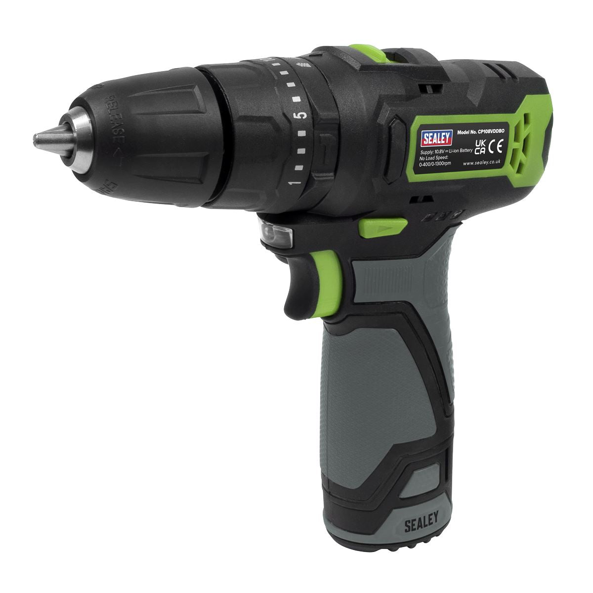 Sealey CP108VDD Cordless Combi Drill Ø10mm 10.8V SV10.8 Series