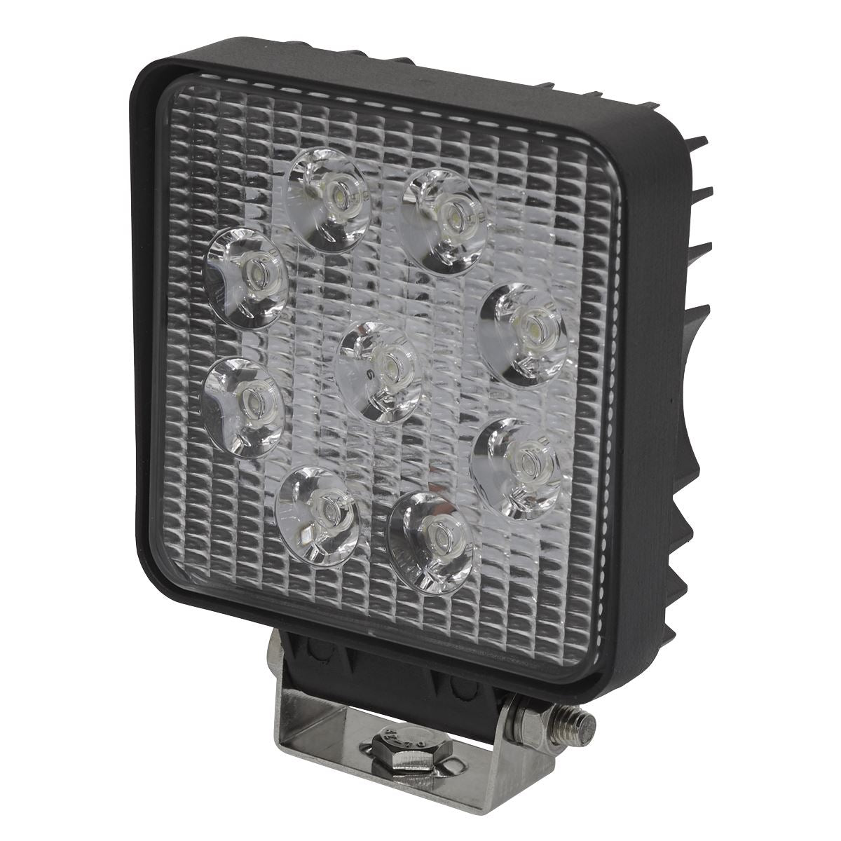 Sealey LED3S Square Worklight with Mounting Bracket 27W SMD LED