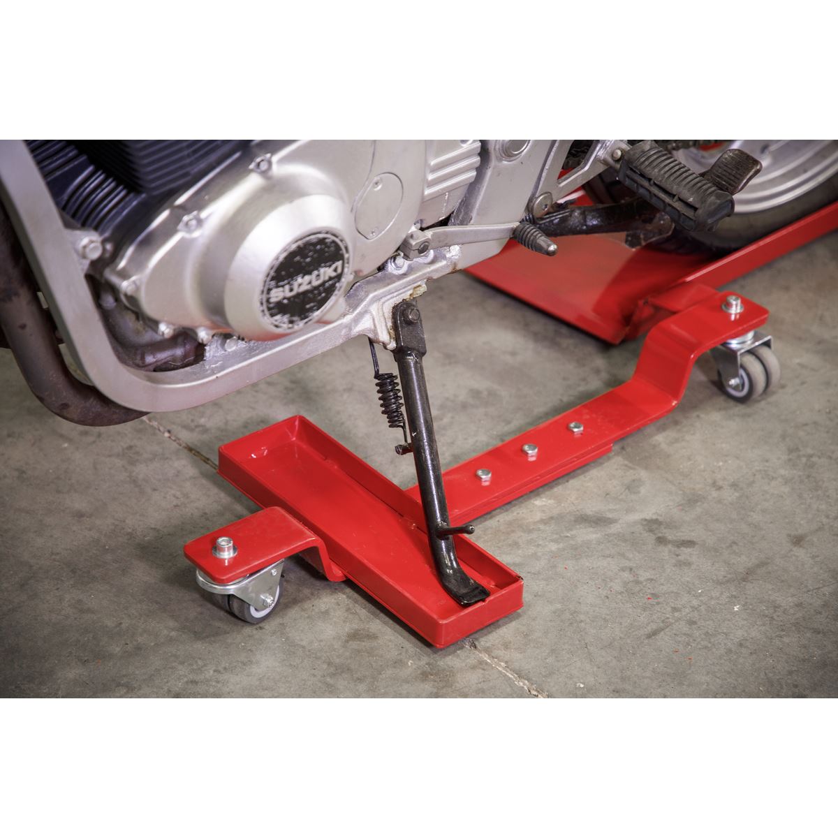 Sealey MS0630 Motorcycle Rear Wheel Side Stand Type Dolly