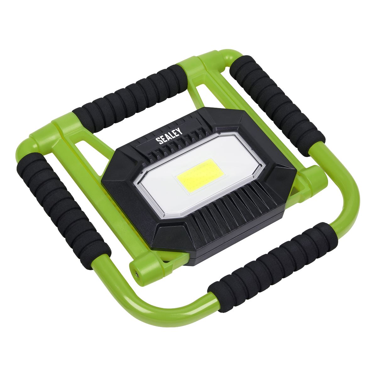 Sealey LEDFL20W Rechargeable Portable Fold Flat Floodlight 20W COB LED Lithium-ion