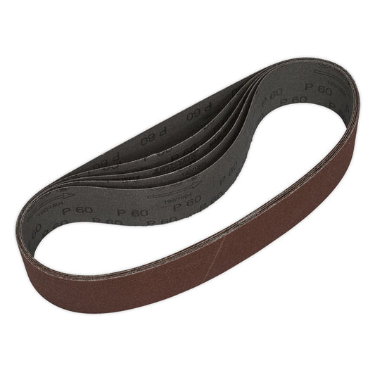 Sealey SB006 Sanding Belt 50 x 686mm 60Grit Pack of 5