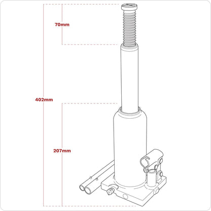 Sealey PBJ5S Viking Bottle Jack 5 Tonne