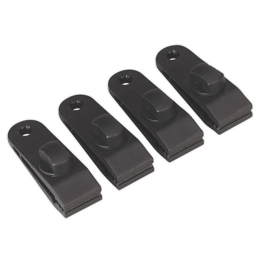 Sealey TARP4 Tarpaulin Clip Pack of 4