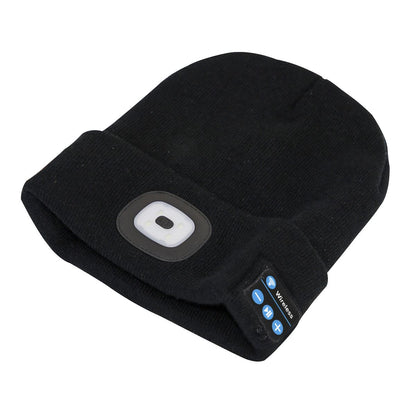 Sealey LED185W Beanie Hat 1W SMD LED USB Rechargeable with Wireless Headphones