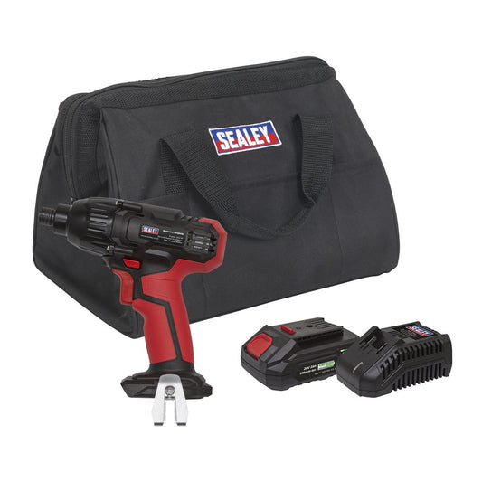 Sealey CP20VIDKIT1 Impact Driver Kit 1/4" Hex Drive 20V 2Ah SV20 Series