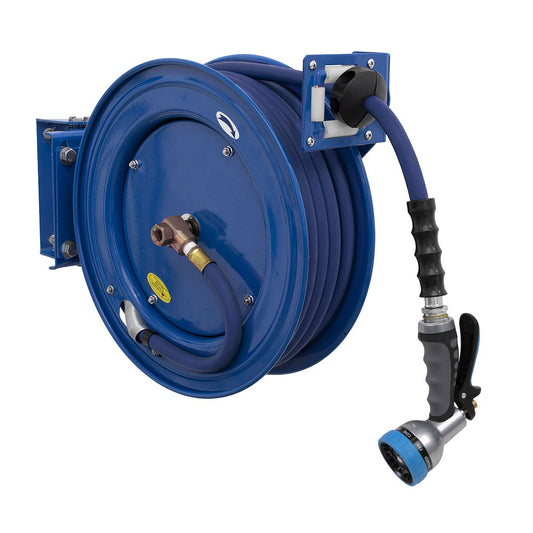 Sealey WHR1512 Heavy-Duty Retractable Water Hose Reel 15m Ø13mm ID Rubber Hose