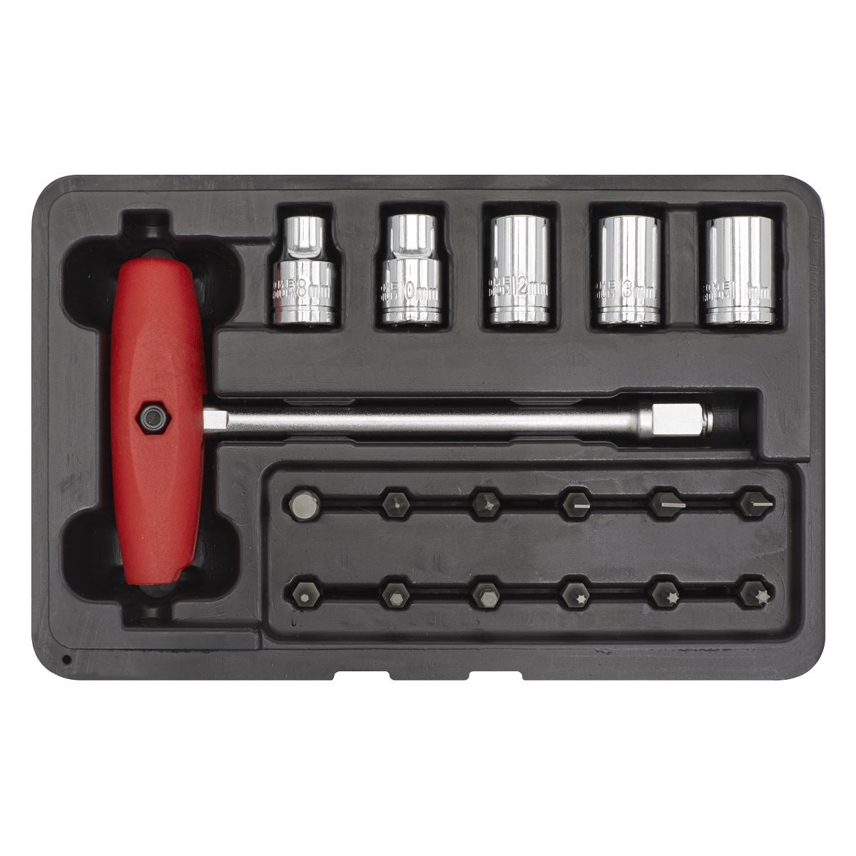 Sealey SMC31 Socket & JIS Bit Set 18pc