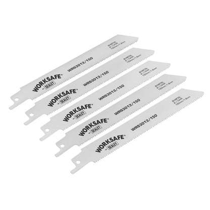 Sealey WRS3013/150 Reciprocating Saw Blade 150mm 14tpi - Pack of 5