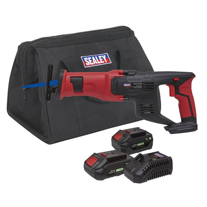 Sealey CP20VRSKIT Cordless Reciprocating Saw Kit 20V SV20 Series - 2 Batteries