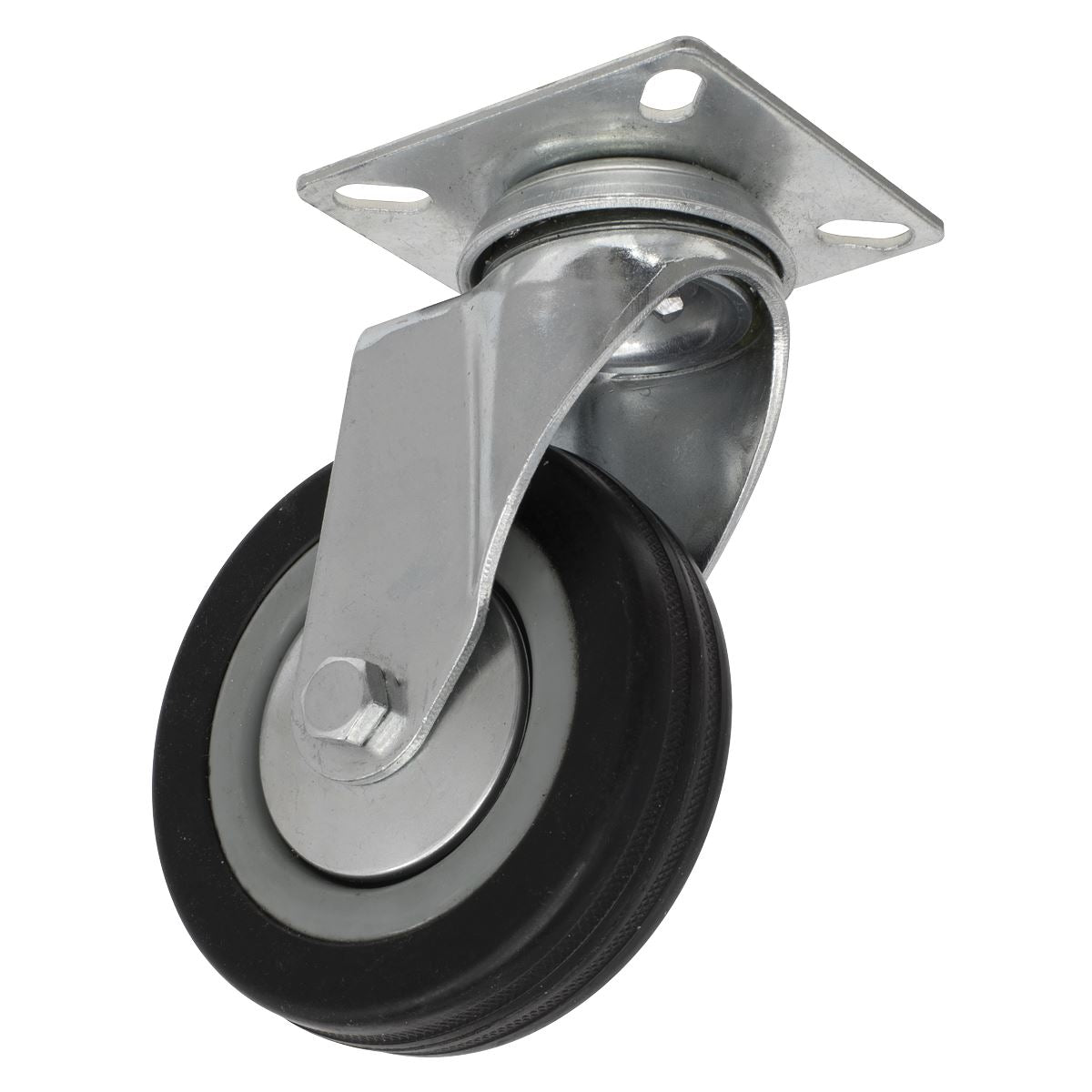 Sealey SCW1100SP Castor Wheel Swivel Plate Ø100mm