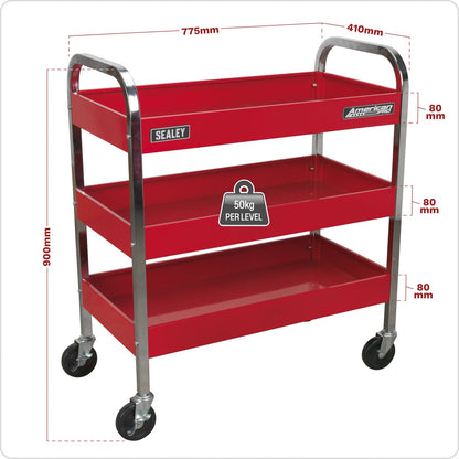 Sealey CX103 Trolley 3-Level Heavy-Duty