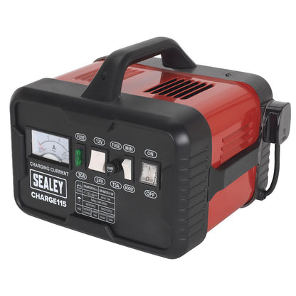 Sealey CHARGE115 Battery Charger 19A 12V/24V 230V