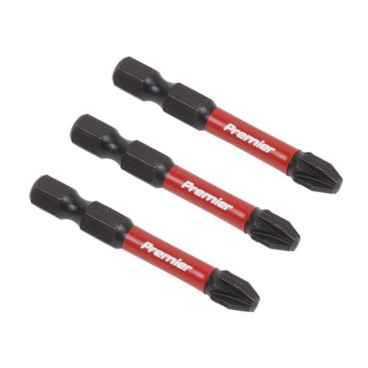 Sealey AK8234 Pozi #3 Impact Power Tool Bits 50mm - 3pc