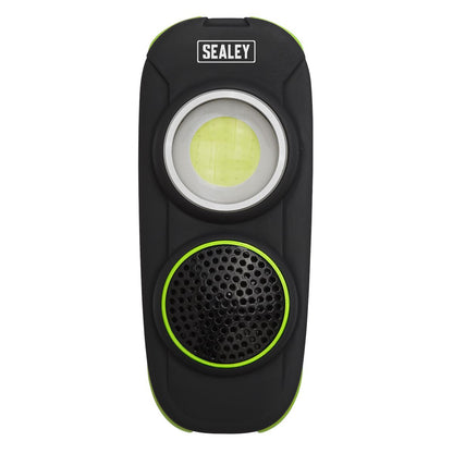 Sealey LED50WS Rechargeable Torch with Wireless Speaker 10W COB LED