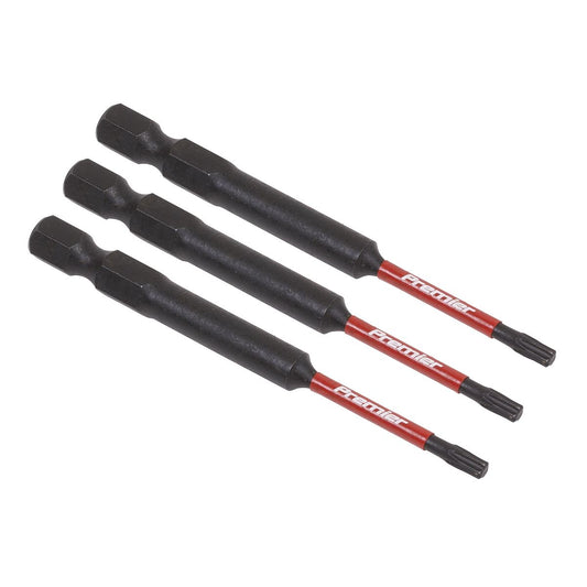 Sealey AK8265 TRX-Star* T10 Impact Power Tool Bits 75mm - 3pc