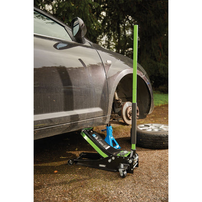 Draper 28485 Trolley Jack 3 Tonne Green