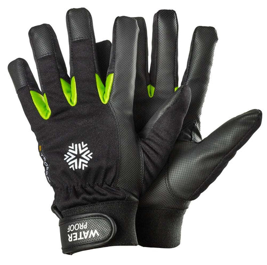 6 Pairs Tegera 517 Black Waterproof Winter Gloves Size 8 Medium - McCormickTools