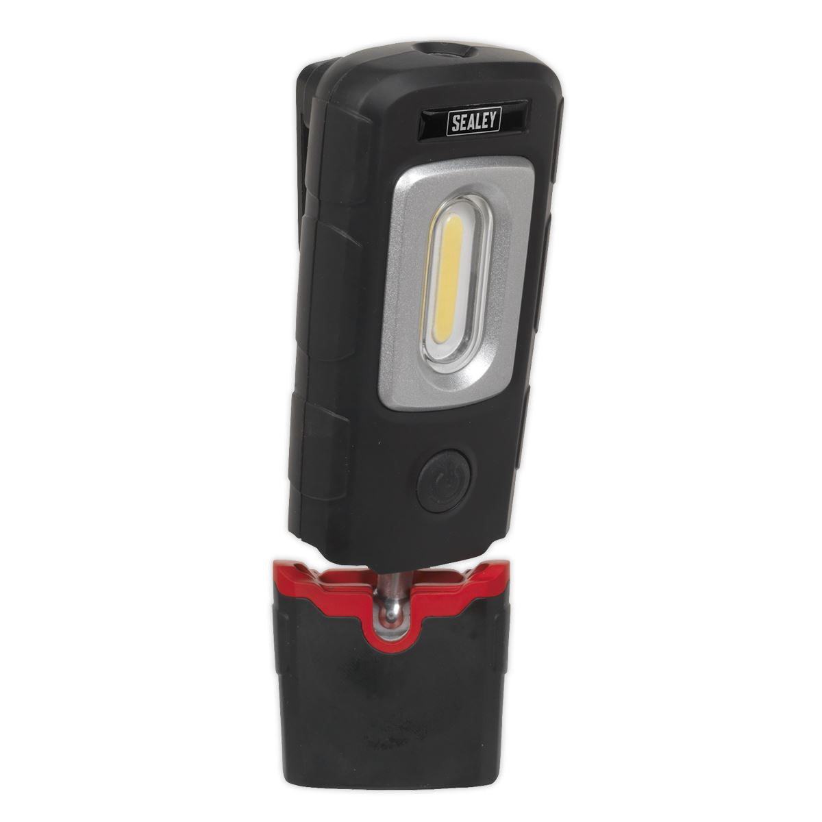 Sealey LED3601 Rechargeable 360° Inspection Light 3W COB & 1W SMD LED Black Lithium-Polymer