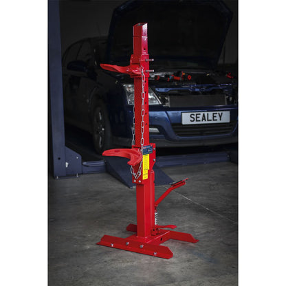 Sealey RE2311 Coil Spring Compressing Station with Gauge Hydraulic 2000kg Capacity