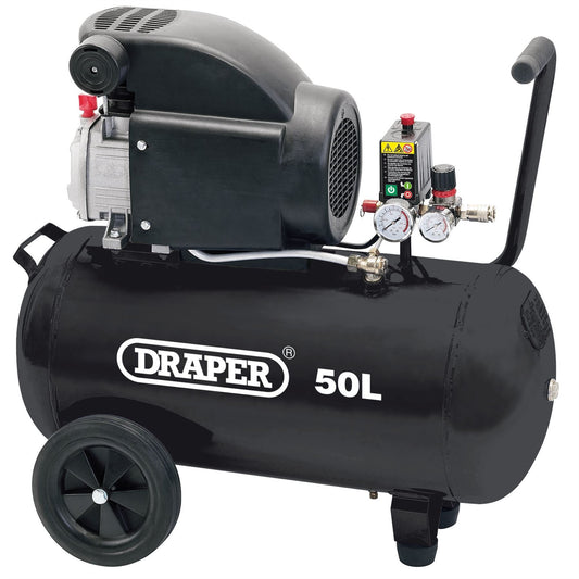 Draper 24981 50L Direct Drive Air Compressor 1.5kW/2hp