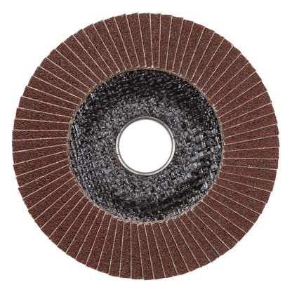 Sealey FD11580E10 80Grit Flap Discs Aluminium Oxide Ø115mm Ø22mm Bore - Pack of 10