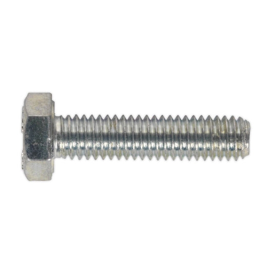 Sealey SS625 HT Setscrew M6 x 25mm 8.8 Zinc Pack of 50