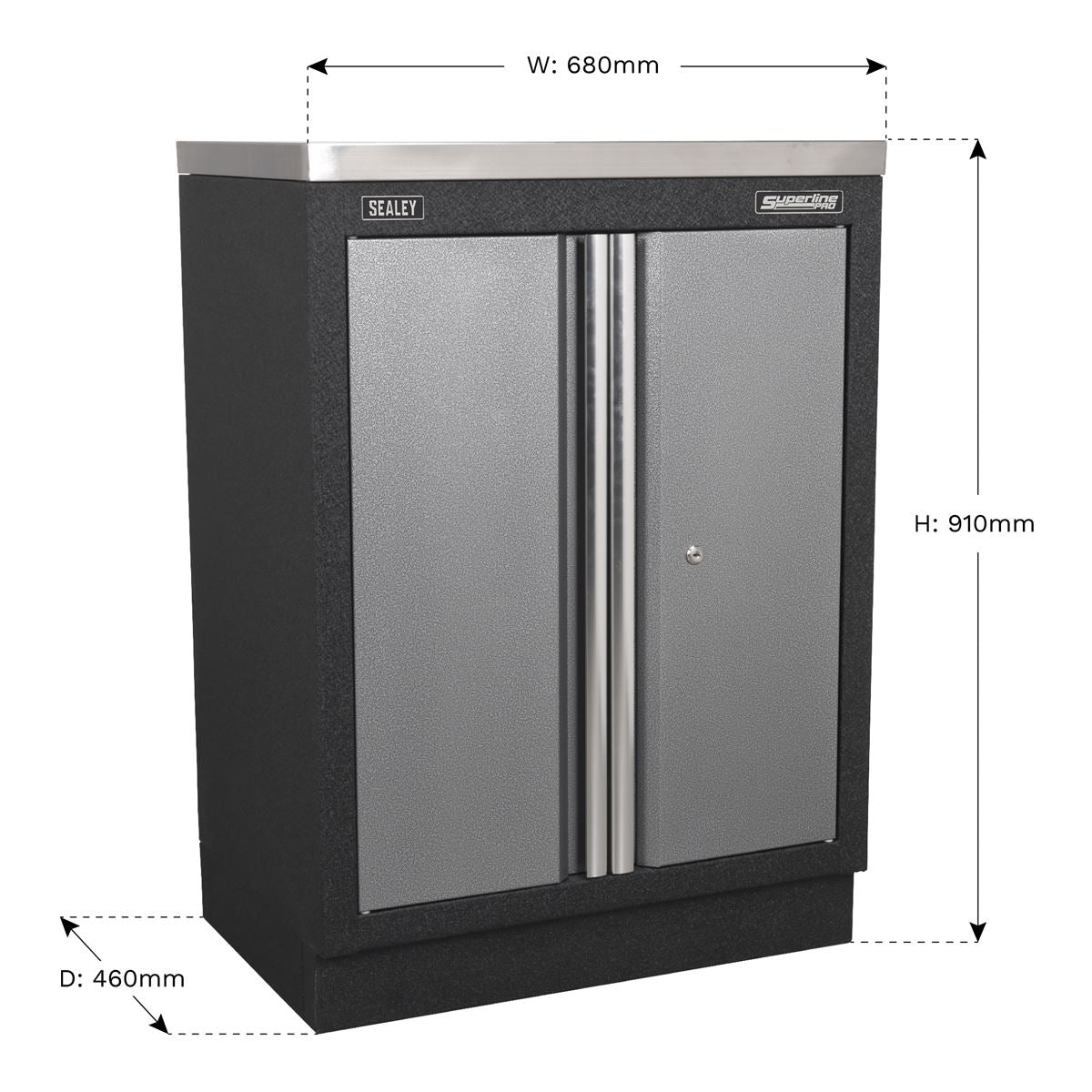 Sealey APMS52 Modular 2 Door Floor Cabinet 680mm