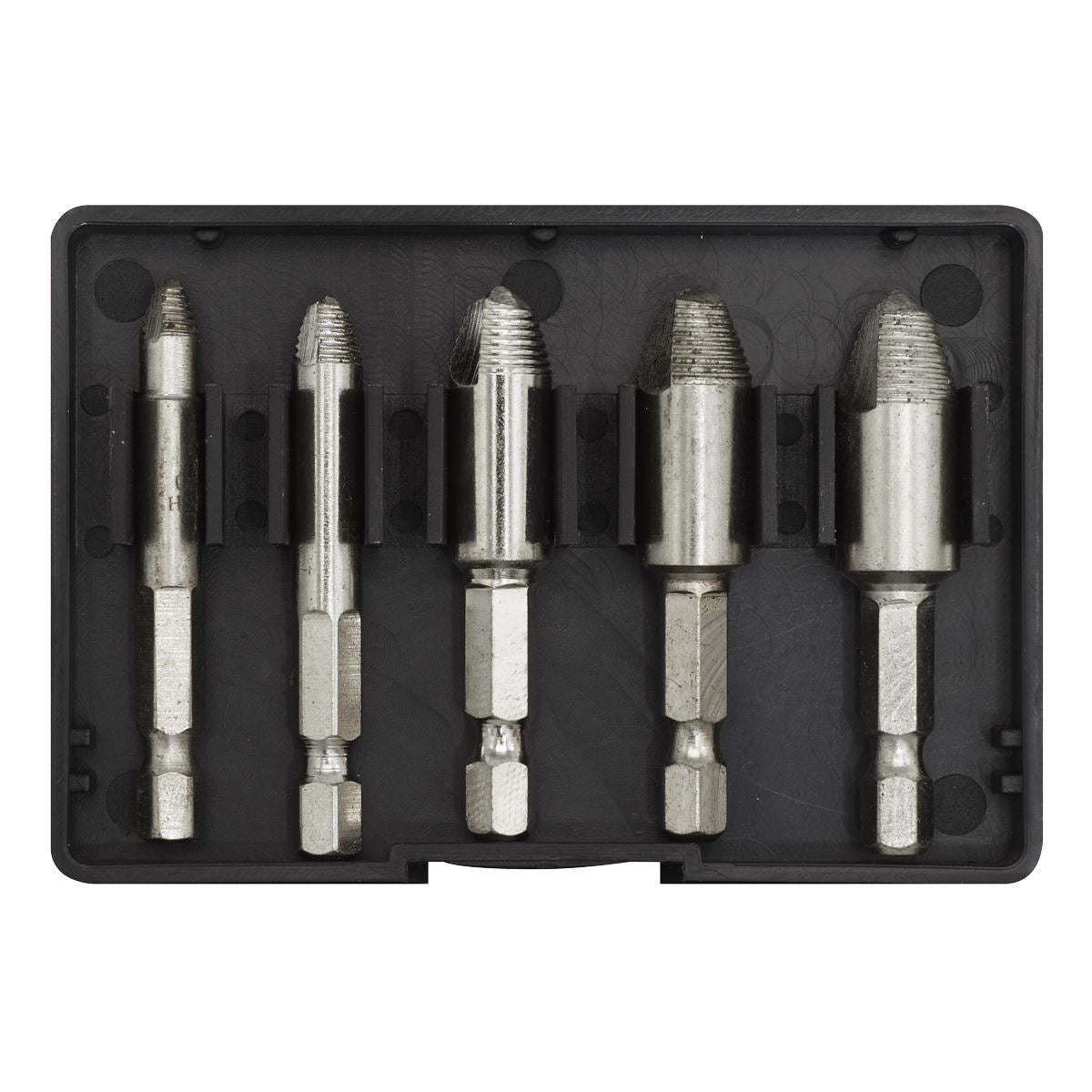 Sealey AK7228 HSS Screw Extractor Set 5pc