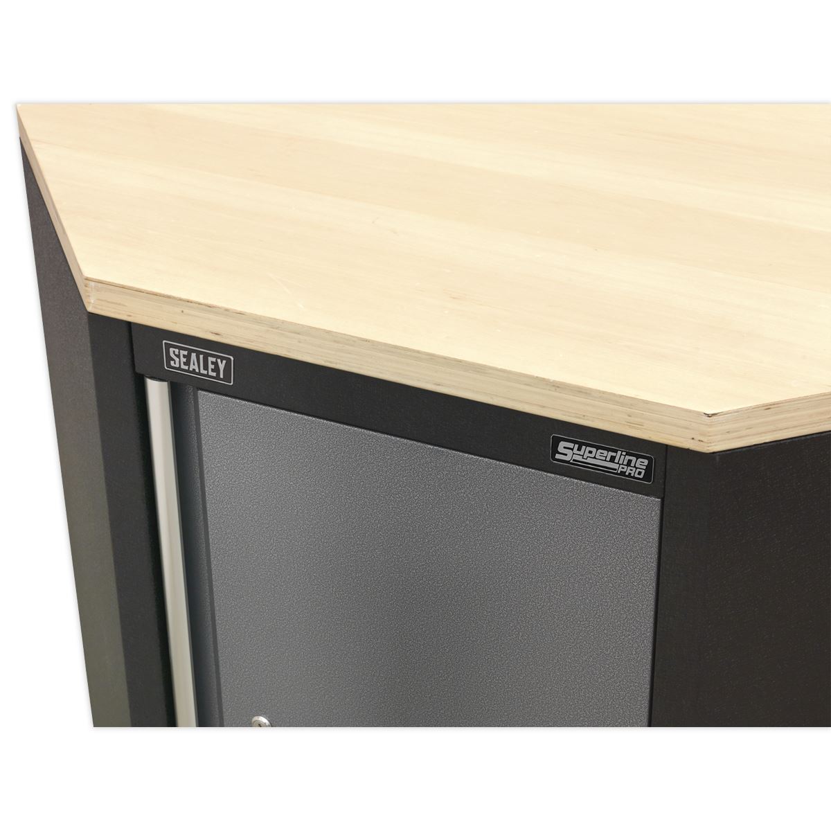 Sealey APMS60PW Pressed Wood Worktop for Modular Corner Cabinet 865mm