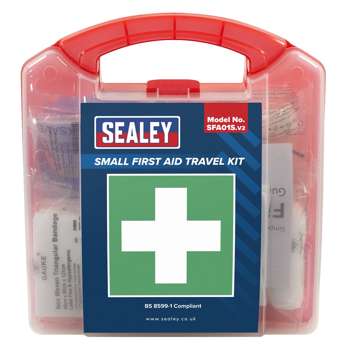 Sealey SFA01S First Aid Kit Small - BS 8599-1 Compliant