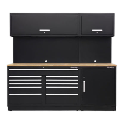 Sealey APMSCOMBO4W Premier 2.3m Storage System - Oak Worktop