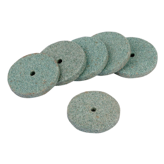 Draper 44455 Tube of 6 22mm 80 Grit Grinding Wheels for 95W Multi-Tool Kit