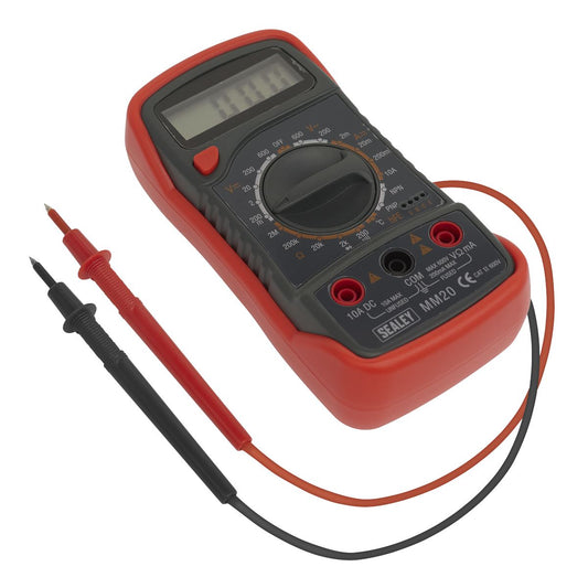 Sealey MM20 Digital Multimeter 8-Function with Thermocouple