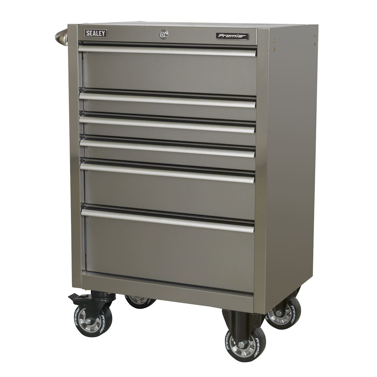 Sealey PTB67506SS Rollcab 6 Drawer 675mm Stainless Steel Heavy-Duty