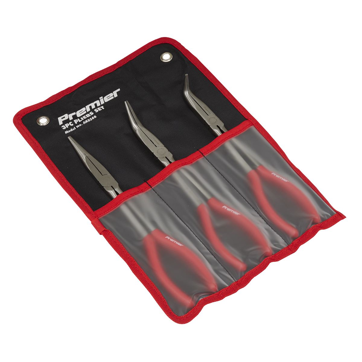 Sealey AK8568 Needle Nose Pliers Set 3pc 280mm