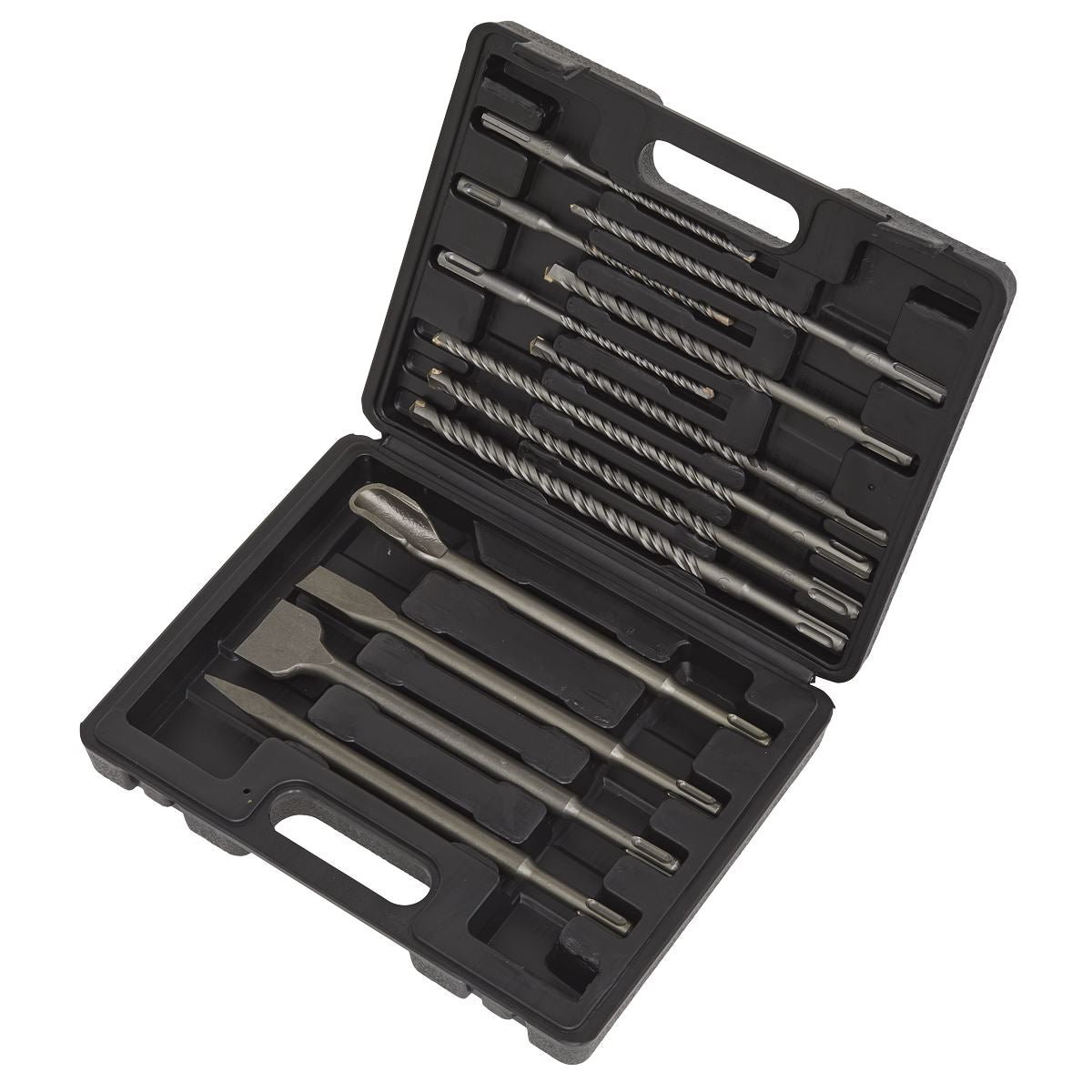 Sealey WDCS SDS Plus Drill Bit & Chisel Set 13pc