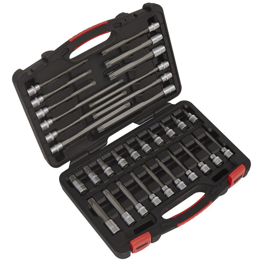 Sealey AK89001 TRX-Star* Socket Bit Set 32pc 3/8"Sq Drive - Premier Platinum